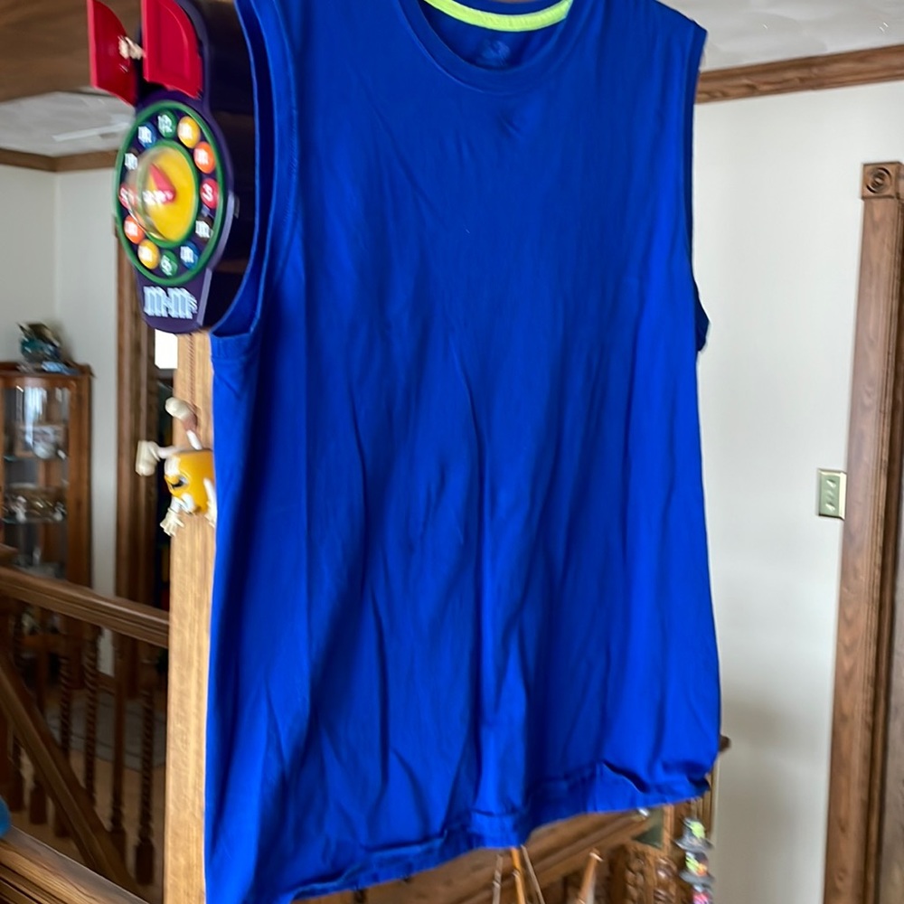 Fruit of the Loom men’s T-shirt blue size large!